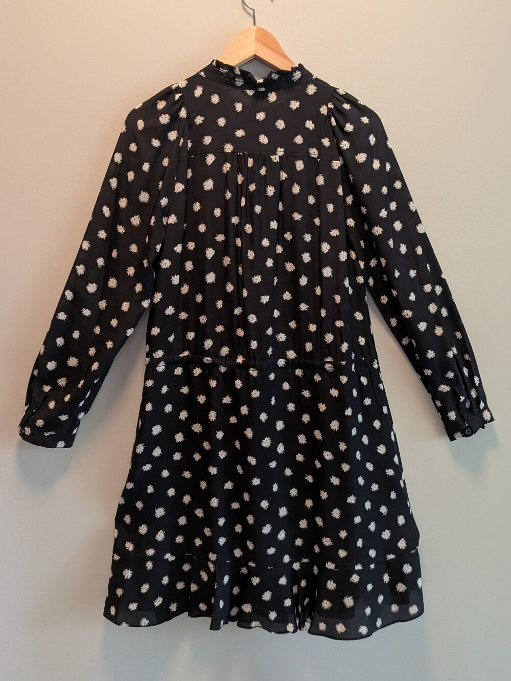 Rebecca Taylor Silk Printed Mini Dress Size 8 - Picture 3 of 5